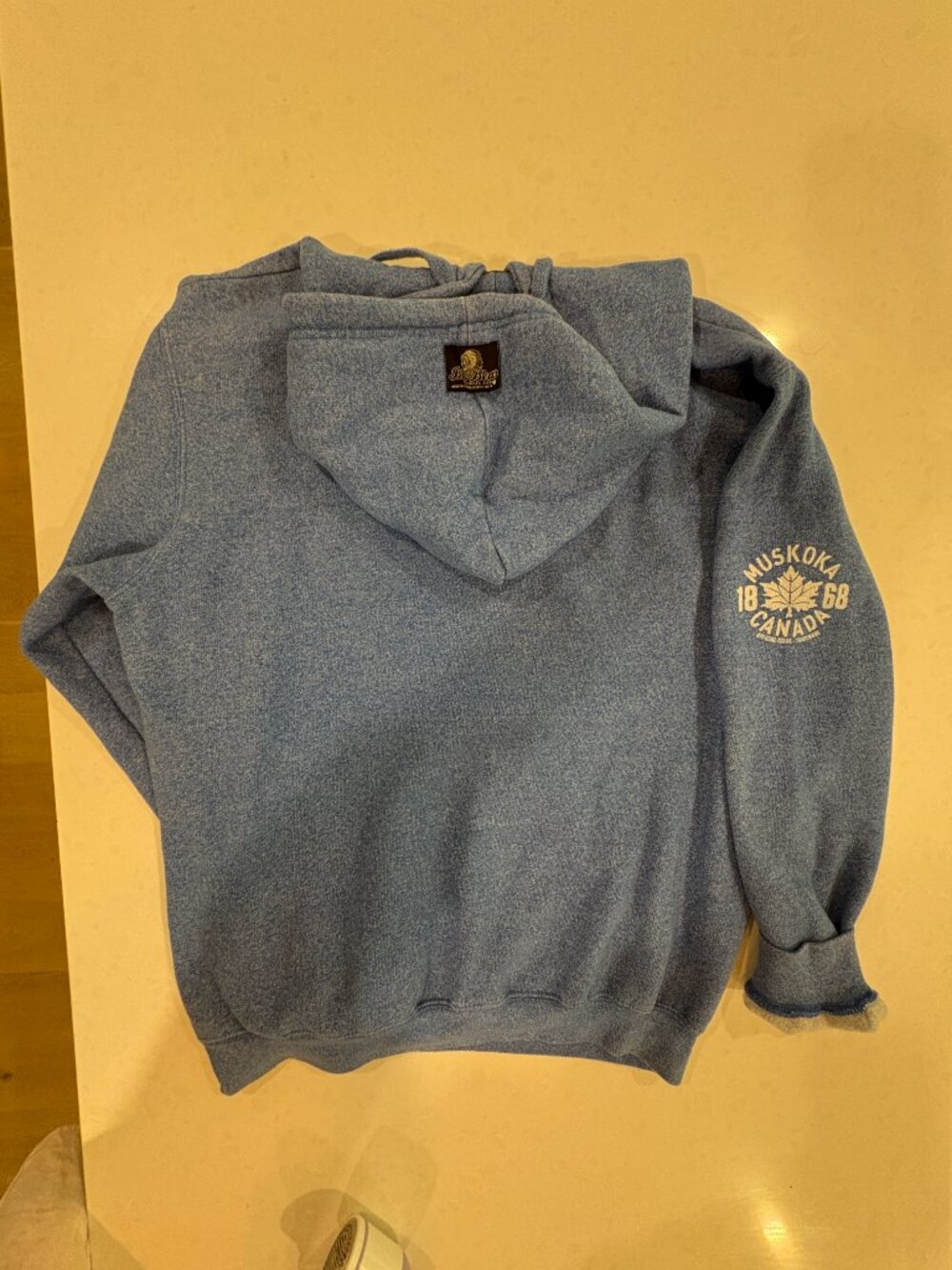 Big Bear Canada Muskoka Blue Hoodie – Size Medium - Picture 8 of 8